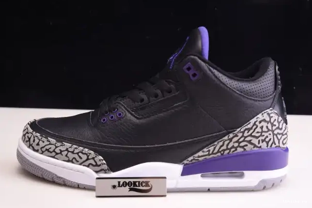 Rep TB Jordan CT8532-050 3 Air Purple Retro Black Court 0612